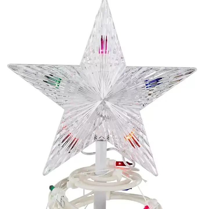 Pre-Lit White Spiral Christmas Tree, 3 ft.