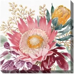 Protea Floral Outdoor Canvas Art Print