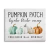 Pumpkin Patch Farmhouse Canvas Art Print