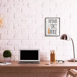 Pumpkin Spice Junkie Framed Giclee Art Print