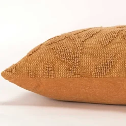 Pumpkin Stonewash Botanical Pillow