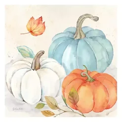 Pumpkin Trio Canvas Art Print