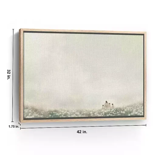 Pure in Heart Framed Canvas Art Print, 32x42