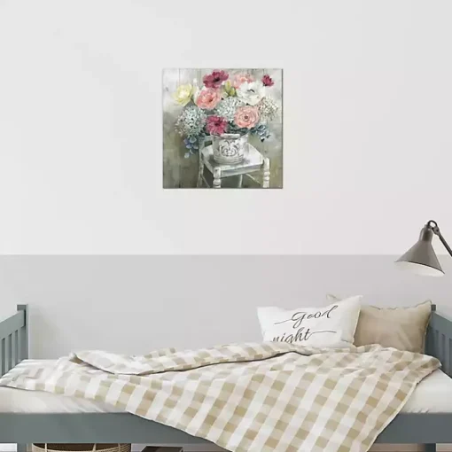 Quaint Cottage Bouquet Giclee Canvas Art Print