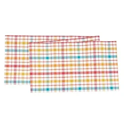 Radley Plaid Reversible Table Runner