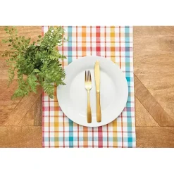 Radley Plaid Reversible Table Runner