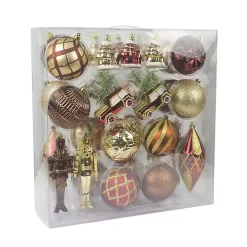 Red & Gold Mix 36-pc. Christmas Ornament Set