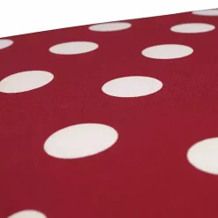 Red & White Polka Dot Lumbar Pillows, Set of 2
