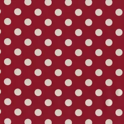Red & White Polka Dot Outdoor Settee Cushion