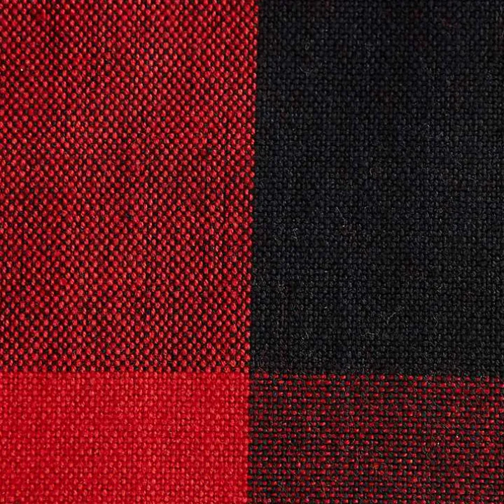 Red and Black Gingham Placemats, Set of 4