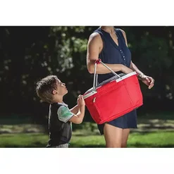 Red Arkansas Razorbacks Cooler Basket
