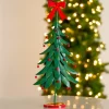 Red Bells with Bow Christmas Tree, 24 in.