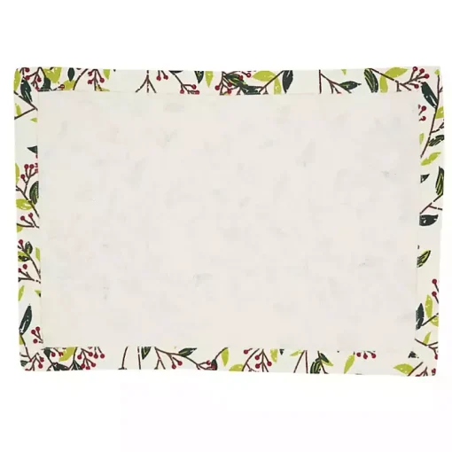 Red Berry Delight Cotton Placemats, Set of 4