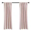 Red Farmhouse Stripe Curtain Panels, Set of 2