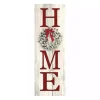 Red Home with Wreath Canvas Art Print