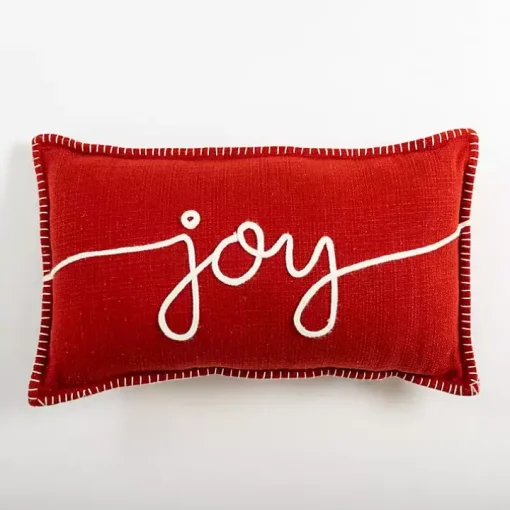 Red Joy Lumbar Pillow