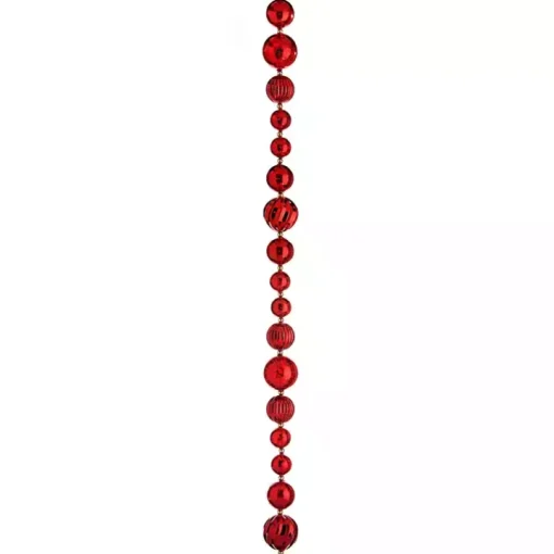 Red Mercury Ball Tree Garland