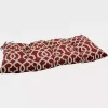 Red New Geometric Outdoor Bench Cushion