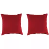 Red Veranda Outdoor Pillows, Set of 2