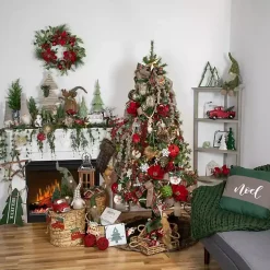 Red Vintage Truck Christmas Tree Garland
