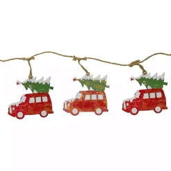 Red Vintage Truck Christmas Tree Garland
