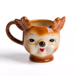Reindeer Figural Christmas Mug