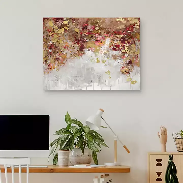 Robbins Charmed Gold Canvas Art Print