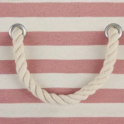 Rose Striped Paw Medium Rectangular Pet Bin