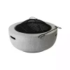 Round Fire Bowl and Spark Screen Set