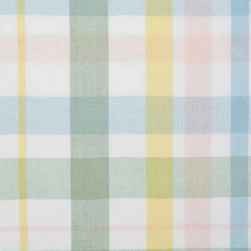 Round Sweet Spring Plaid Tablecloth, 70 in.