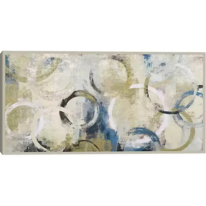 Roundabout III Framed Canvas Art Print