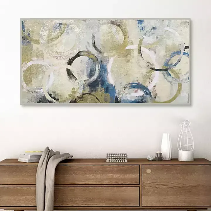 Roundabout III Framed Canvas Art Print