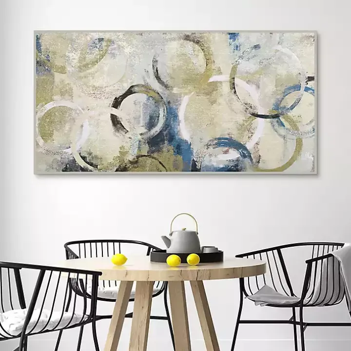 Roundabout III Framed Canvas Art Print