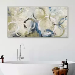 Roundabout III Framed Canvas Art Print