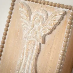 Rustic Angels Framed Wall Plaques, Set of 2