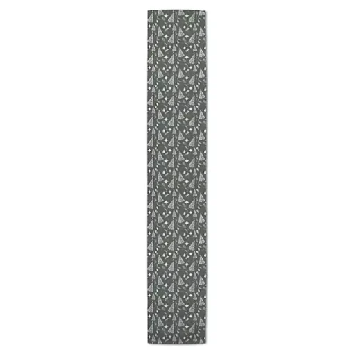 Sage Christmas Trees Table Runner