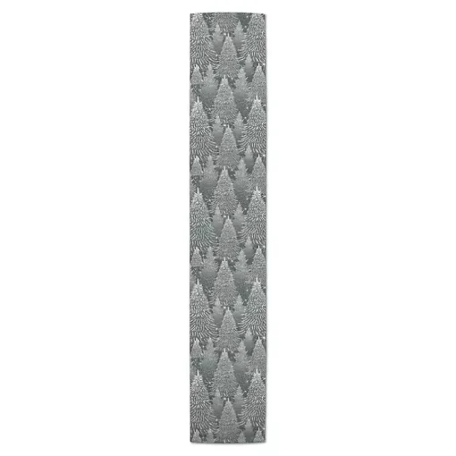 Sage Forest Winter Twill Table Runner, 90 in.