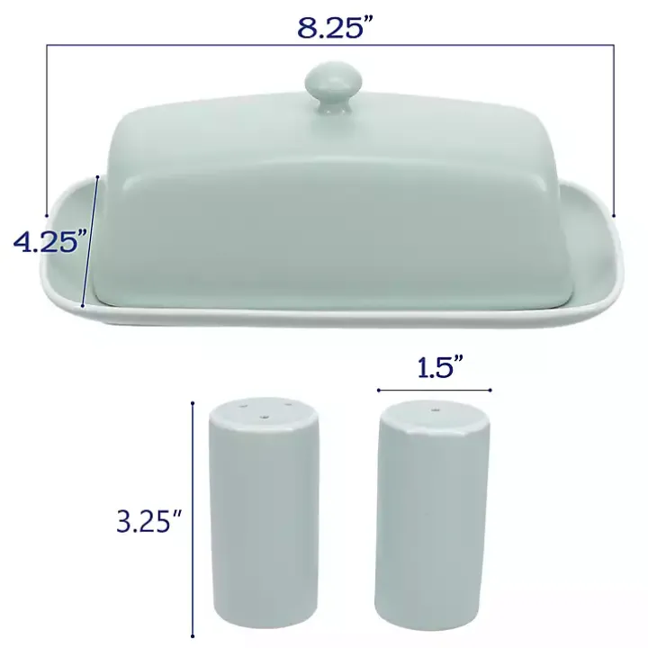 Sage Stoneware 7-pc. Kitchen Accessories Set