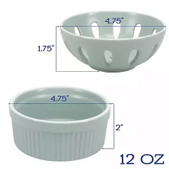 Sage Stoneware 7-pc. Kitchen Accessories Set