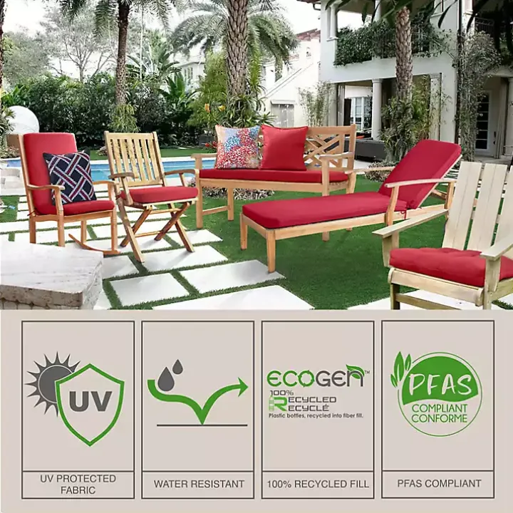 Sage Textured Jute Trim Outdoor Pillow