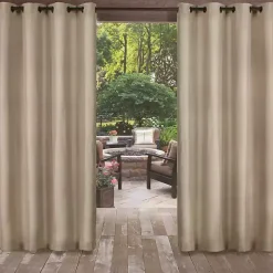 Sand Biscayne Outdoor Curtain Panel Set, 84 in.
