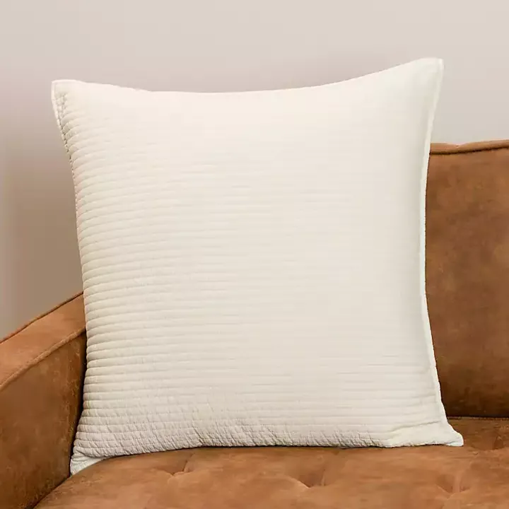 Sand Quilted Santa Monica Pillow