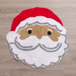 Santa Claus Christmas Bath Mat