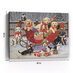 Santa's Helpers Canvas Art Print