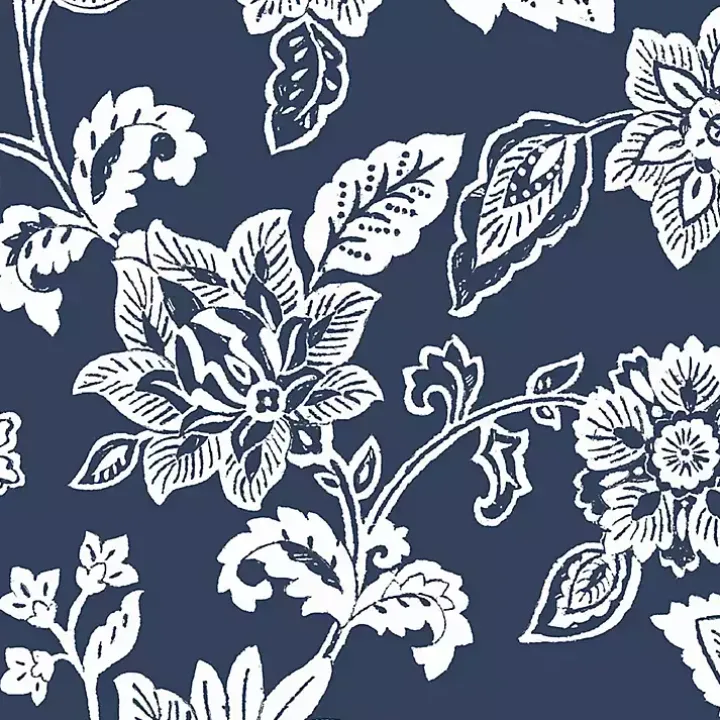 Sapphire Ashland Jacobean Outdoor Pillow