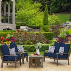 Sapphire Texture Outdoor Deep Seat Cushions