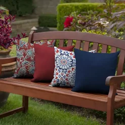 Sapphire Texture Outdoor Pillows, Set of 2