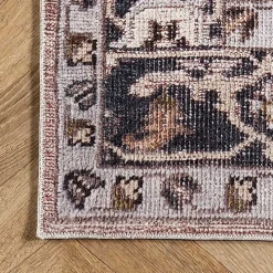 Sasha Medallion Washable Area Rug, 4x6