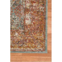 Sea Blue Eaton Transitional Area Rug, 6x8