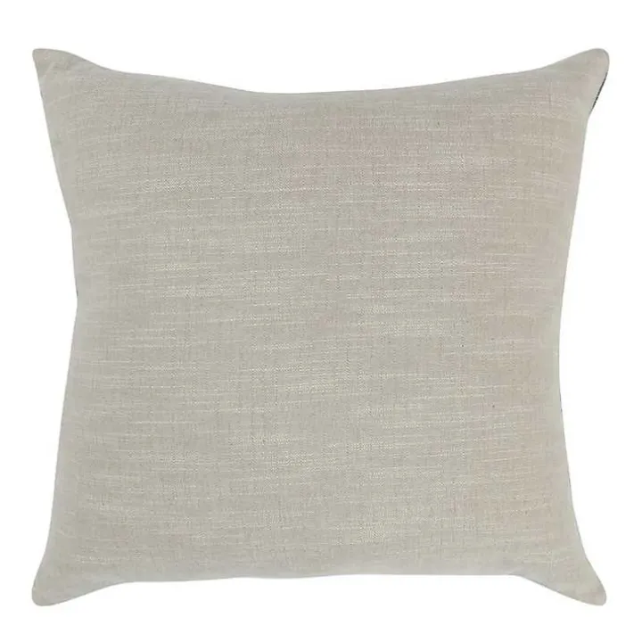 Sea Fog Gratitude Knots Throw Pillow